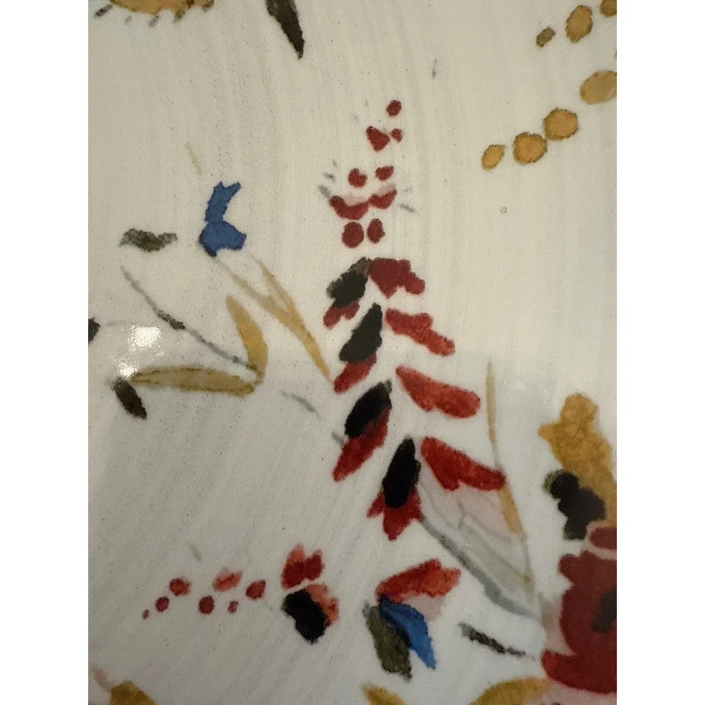Williams Sonoma M Lauge Rooster Chop Plate 2008 Italy Ceramic 15.5
